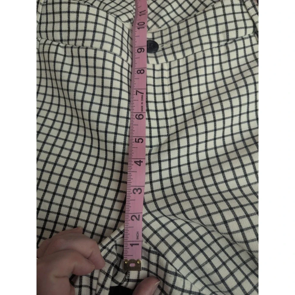 Cabi Pants Womens 2 Windowpane Ankle Trouser Career Classic Stretch Knit‎ 3203